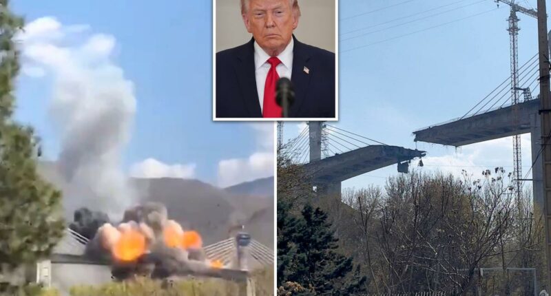 Iranâs tallest bridge destroyed in US-Israeli airstrikes as Trump warns of more destruction